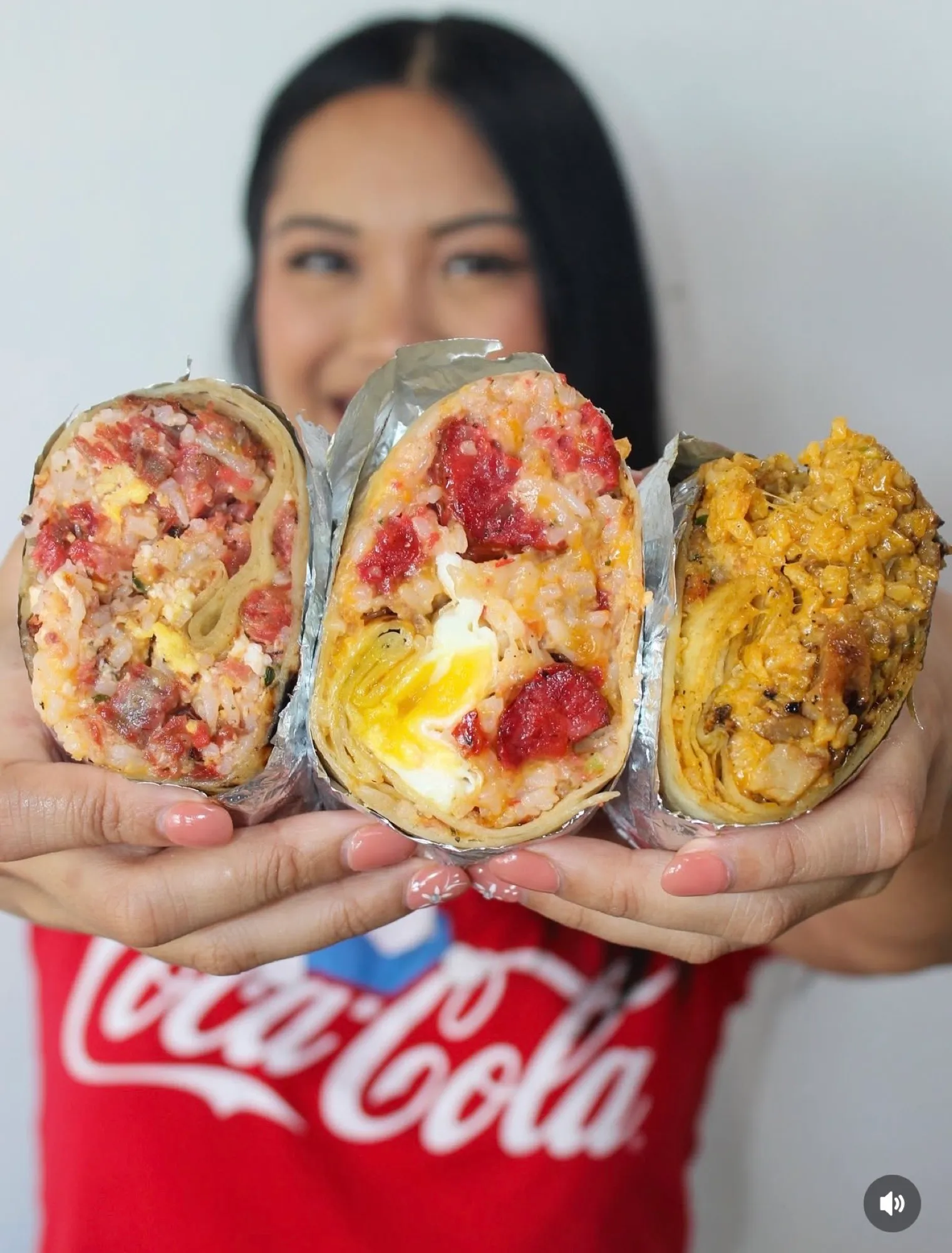 Burritos at Peace Love & Boba